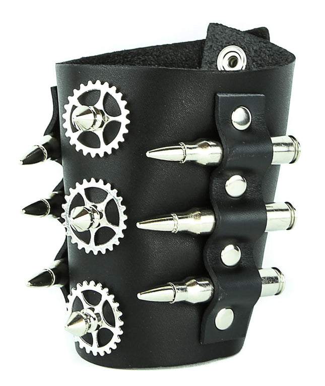 FB140 ASSORTED SIDE BULLET GEAR BRACELET