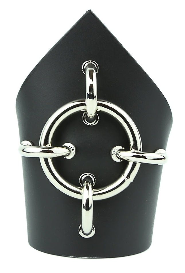 FB142 TRIANGLE BRACELET WITH 2" RING AND SIDE D