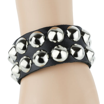 FB149  2 ROW LARGE 1/2" CONICAL BRACELET