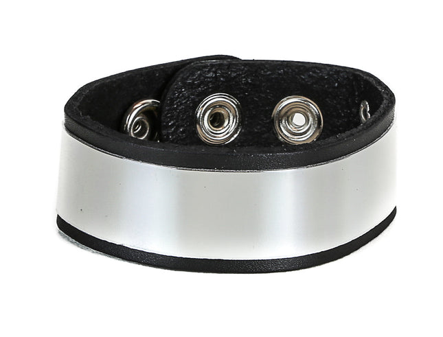 FB160MET 1 1/4" WIDE METAL PLATE BRACELET