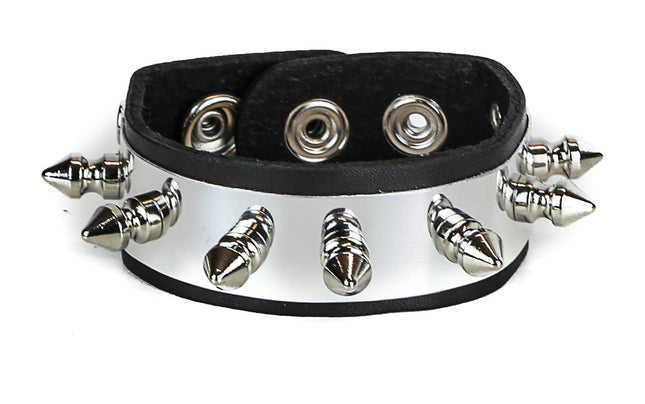 FB163MET METAL SPIKE BRACELET