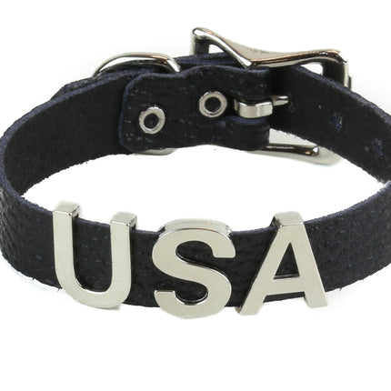 FB166 STAINLESS STEEL LETTER WORDS ID NAME BRACELET 5/8"