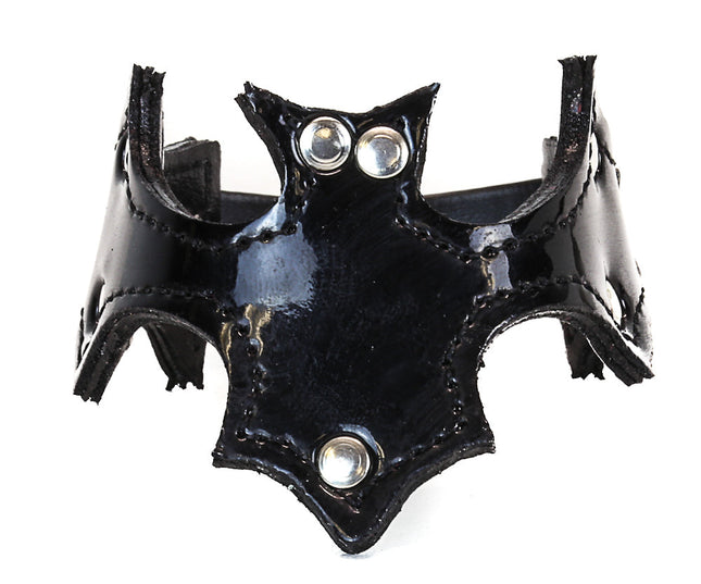 FB205P PATENT BAT BRACELET