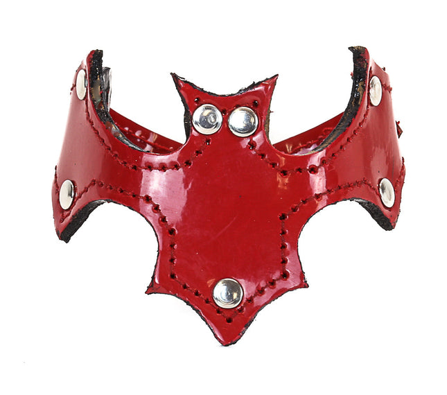 FB205P PATENT BAT BRACELET