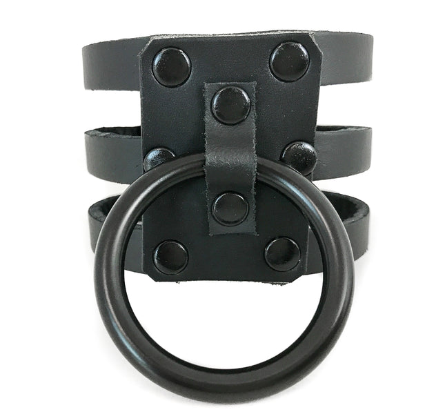 FB215 3 STRAP SINGLE RING BRACELET