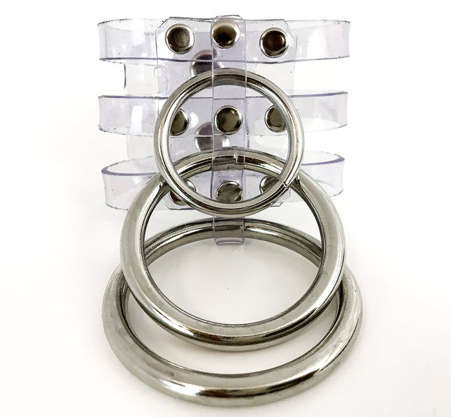 FB216VN SPLIT 3 RING VINYL BRACELET