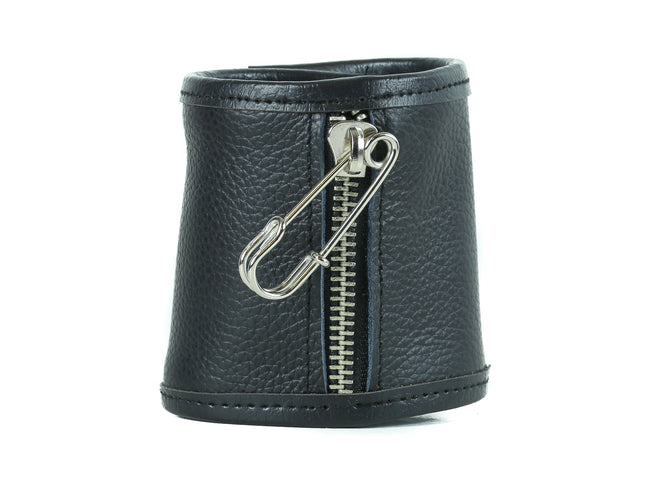 FB230 ZIPPER MONEY BRACELET WITH SAFETY PIN
