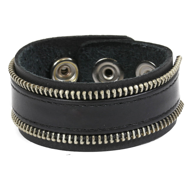 FB240 ZIPPERHEAD BRACELET LEATHER