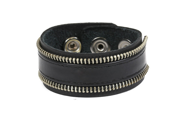 FB240 ZIPPERHEAD BRACELET LEATHER