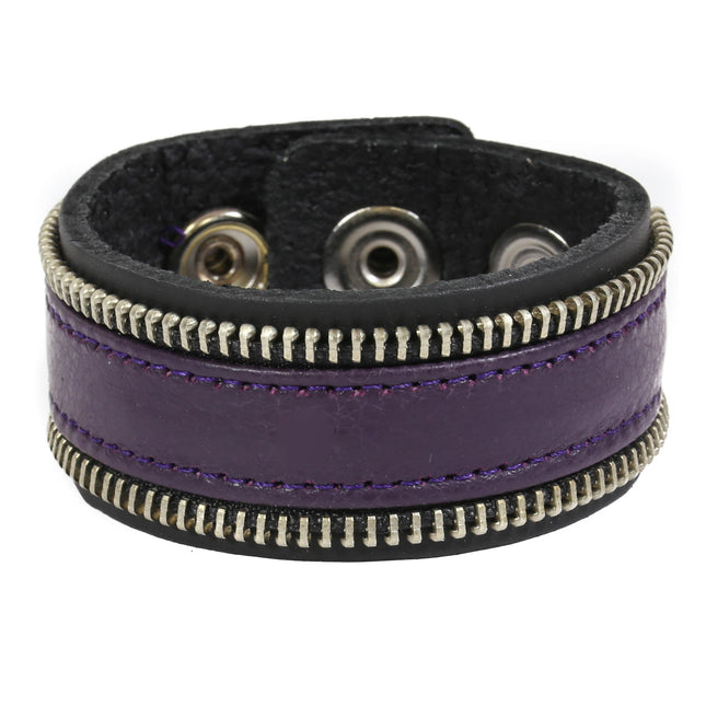 FB240 ZIPPERHEAD BRACELET LEATHER