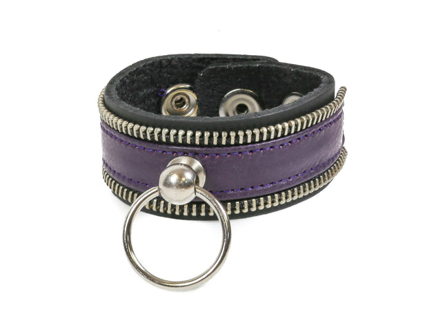 FB242 ZIPPER TEETH EDGE BONDAGE BRACELET