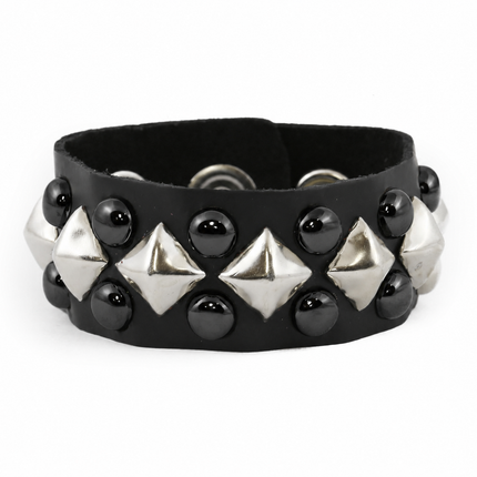 FB263 BLACK ROUND STUDS DIAMOND STUD WITH  BRACELET