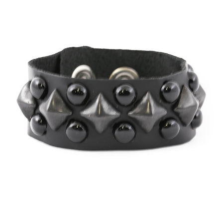 FB263 BLACK ROUND STUDS DIAMOND STUD WITH  BRACELET