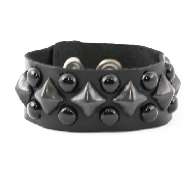 FB263 BLACK ROUND STUDS DIAMOND STUD WITH  BRACELET