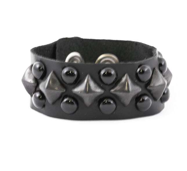 FB263 BLACK ROUND STUDS DIAMOND STUD WITH  BRACELET