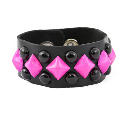 FB263 BLACK ROUND STUDS DIAMOND STUD WITH  BRACELET