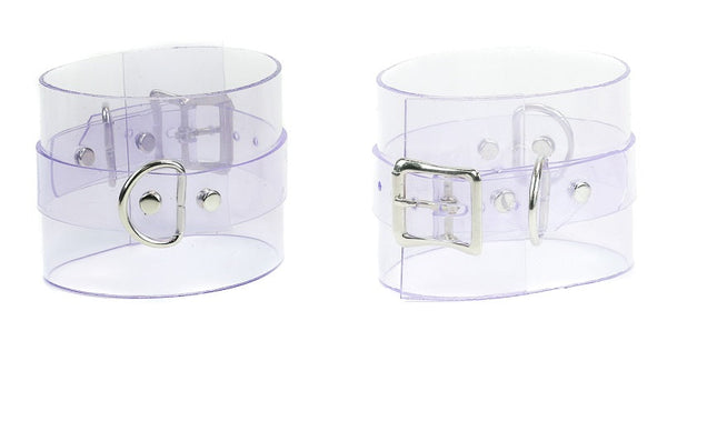FB266VN BUCKLE LEATHER VINYL BRACELET WITH D RING, 3"