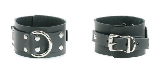 FB268 BUCKLE LEATHER BRACELET WITH RING