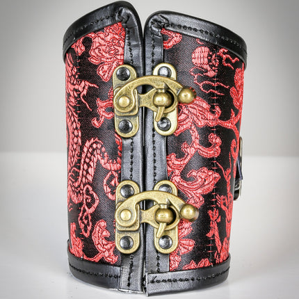 FB271 BROCADE C-LOCK DRAGON DESIGN BRACELET