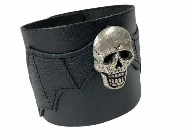 FB275  SKULL BAT WINGS BRACELET