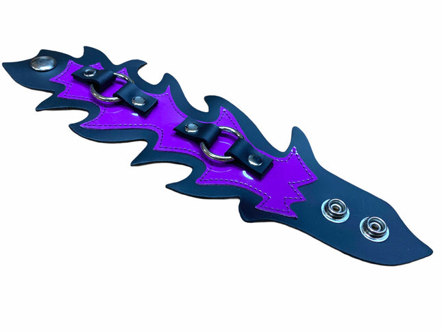 FB284PPL PURPLE FLAME BRACELET