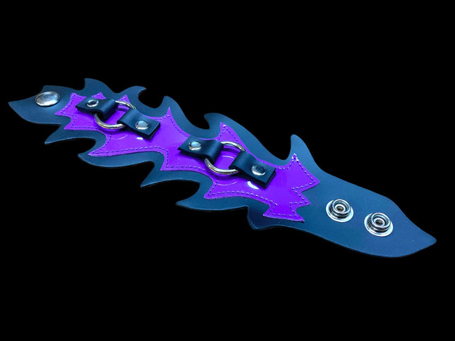 FB284PPL PURPLE FLAME BRACELET