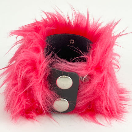 FB320 FUR BRACELET LEATHER BACK