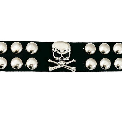 FB344  STUDDED SKULL BRACELET