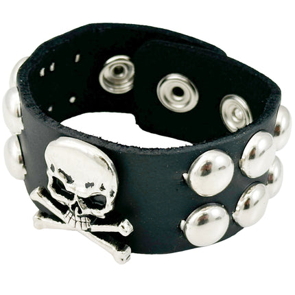 FB344  STUDDED SKULL BRACELET