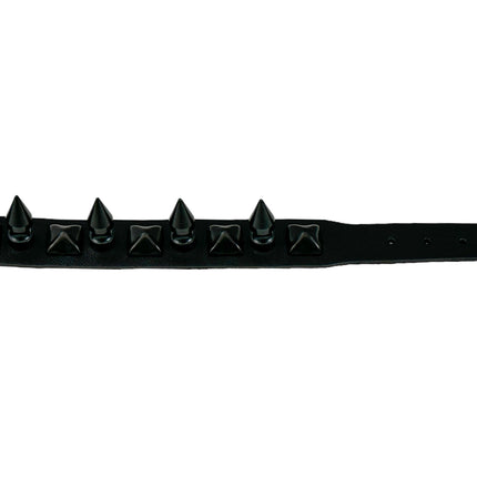 FB371  3/4" STUDDED 1" SPIKE BUCKLE BRACELET  STUDS BRACELET