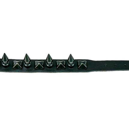 FB371  3/4" STUDDED 1" SPIKE BUCKLE BRACELET  STUDS BRACELET