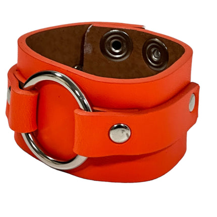 FB399M VEGAN COLOR RING BRACELET CUFF