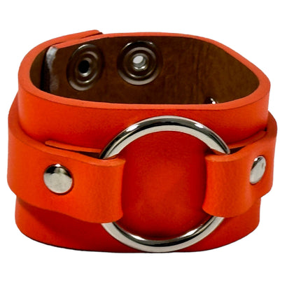 FB399M VEGAN COLOR RING BRACELET CUFF