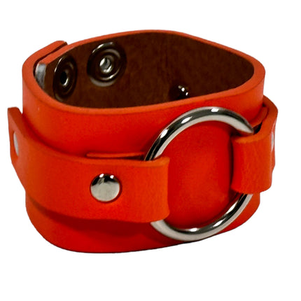 FB399M VEGAN COLOR RING BRACELET CUFF