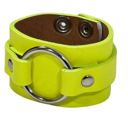 FB399M VEGAN COLOR RING BRACELET CUFF
