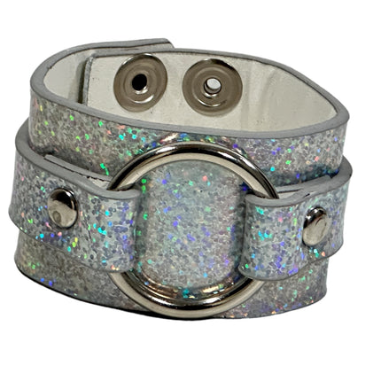 FB399RN RAINBOW  COLOR RING BRACELET CUFF