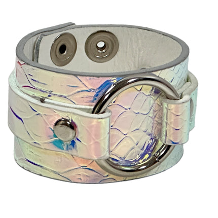 FB399RN RAINBOW  COLOR RING BRACELET CUFF