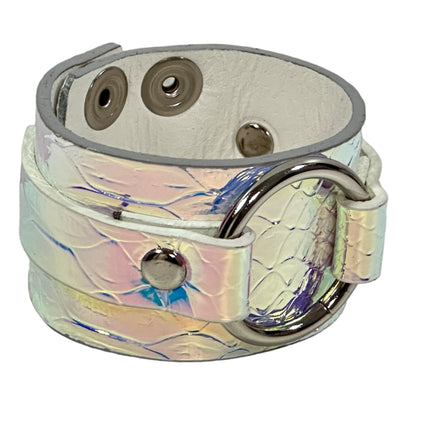 FB399RN RAINBOW  COLOR RING BRACELET CUFF