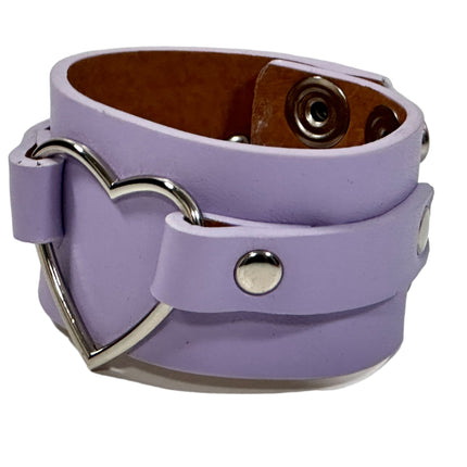 FB400M VEGAN HEART RING COLOR RING BRACELET CUFF