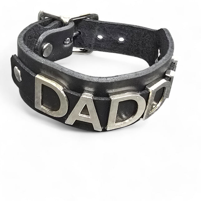FB412-SIL  NAME BUCKLE BRACELET