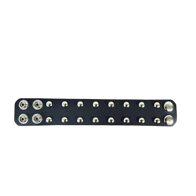 FB436  ROW ROW ROUND STUDDED BRACELET