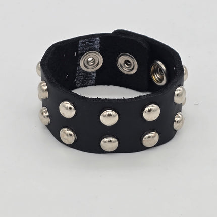 FB452 TOW ROW  ROUND STUDDED BRACELET