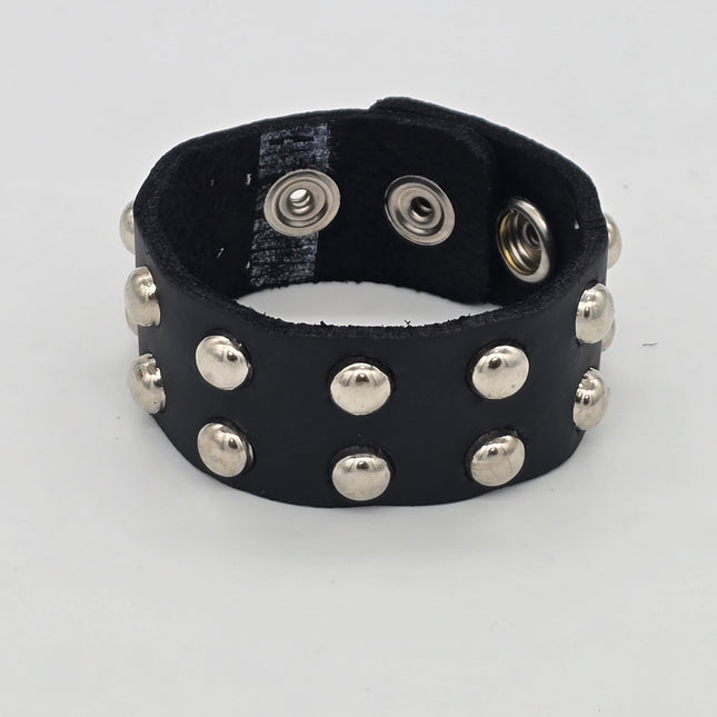 FB452 TOW ROW  ROUND STUDDED BRACELET