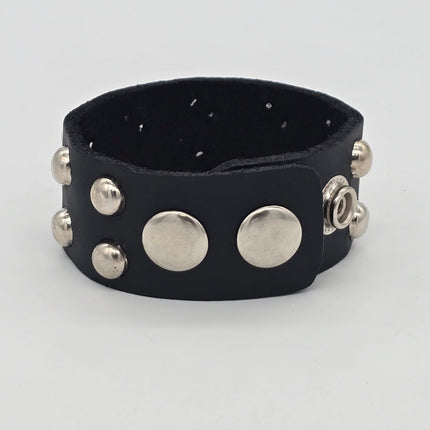 FB452 TOW ROW  ROUND STUDDED BRACELET