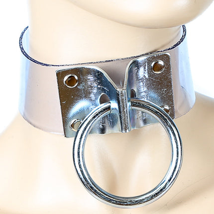 FC101VN DOORKNOB WIDE VINYL BONDAGE COLLAR