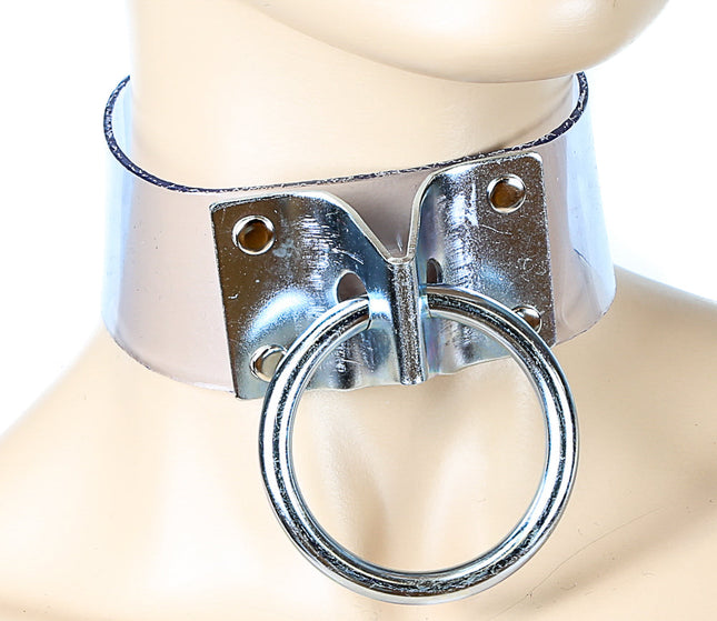 FC101VN DOORKNOB WIDE VINYL BONDAGE COLLAR