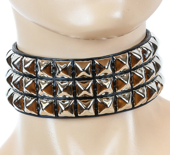 FC103 3 ROW STUDDED COLLAR