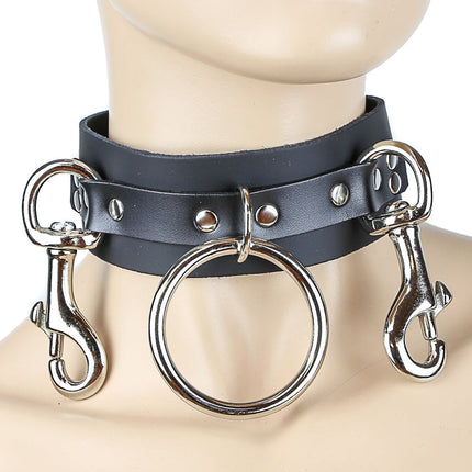FC104 KEY RING WIDE BONDAGE COLLAR