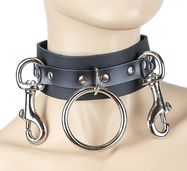 FC104 KEY RING WIDE BONDAGE COLLAR