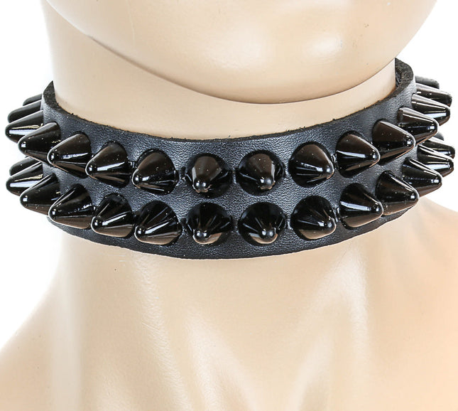 FC116 2 ROW LARGE CONEHEAD CHOKER